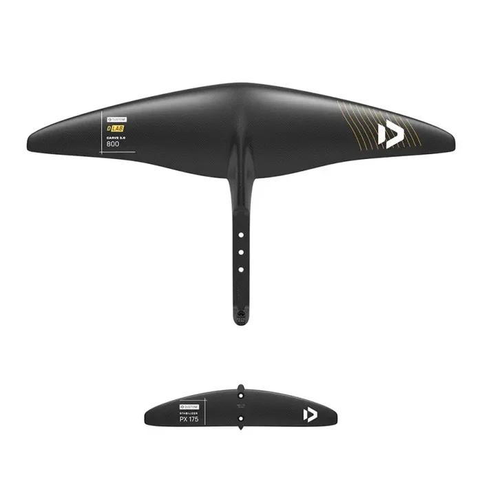 Livraison Mondiale Set de wingfoil duotone aile avant carve 3.0 d-lab + stabilisateur 2025
