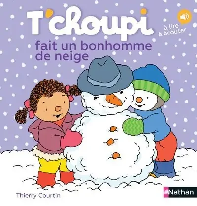 Livre T'choupi fait un bonhomme de neige Commande En Gros