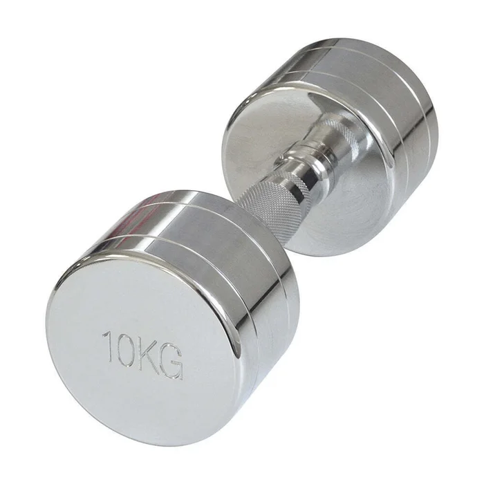 Lot de 10 haltères Bodytrading Chrome