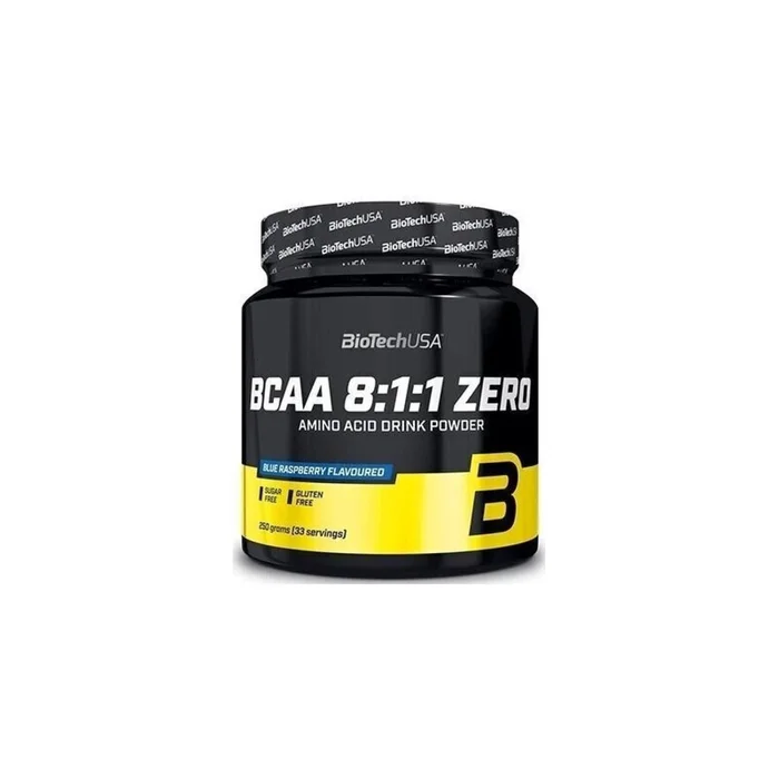 Lot de 10 pots d’acides aminés Biotech USA bcaa 8:1:1 zero – Cola – 250g