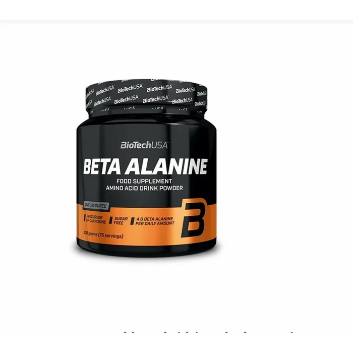 Lot de 10 pots de booster poudre Biotech USA beta alanine – Neutre – 300g