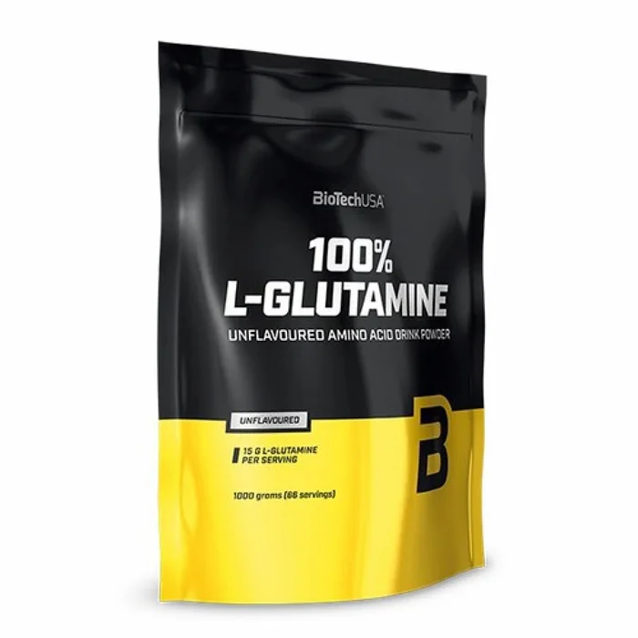 Lot de 10 sacs d’acides aminés Biotech USA 100% l-glutamine – 1kg
