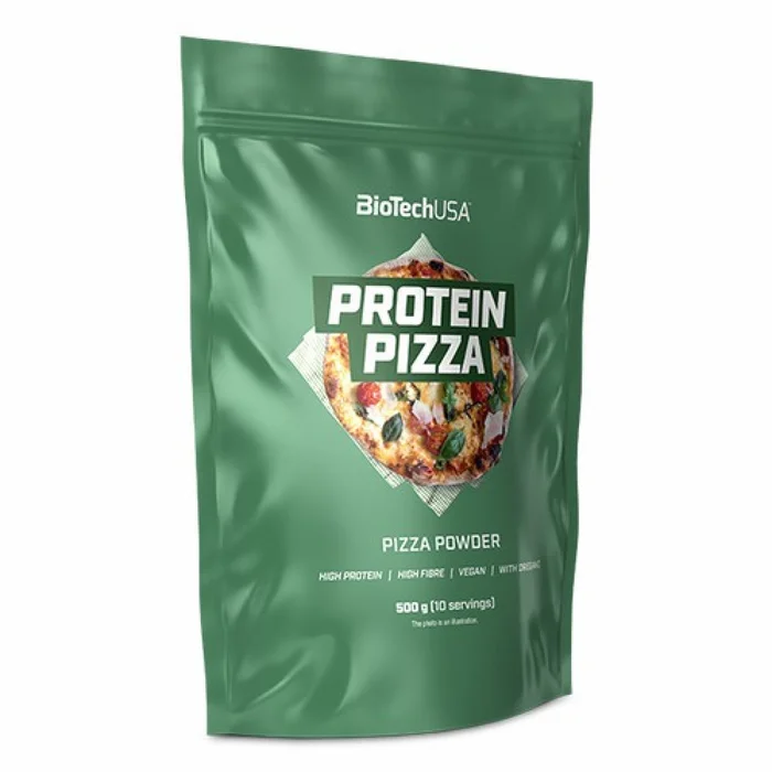 Lot de 10 sacs de collations pizza proteiné Biotech USA – Traditionnelle – 500g
