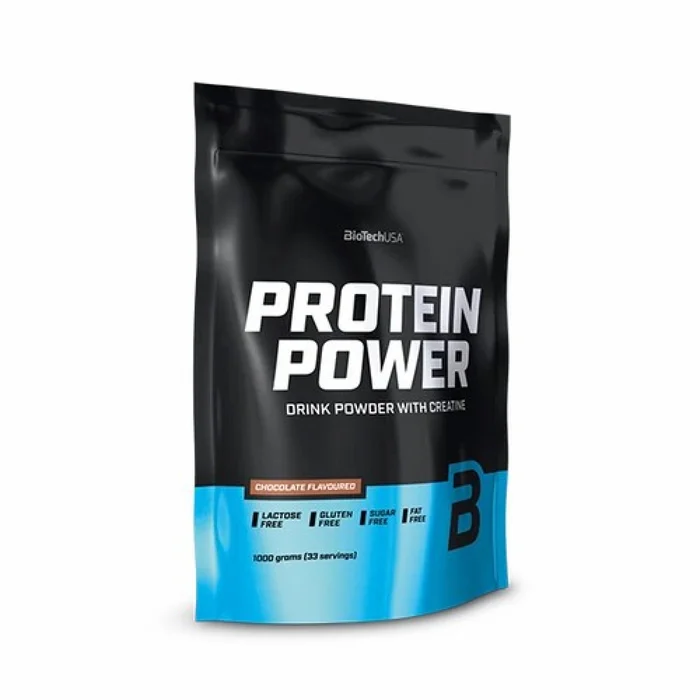 Lot de 10 sacs de proteines Biotech USA power – Chocolate – 1kg
