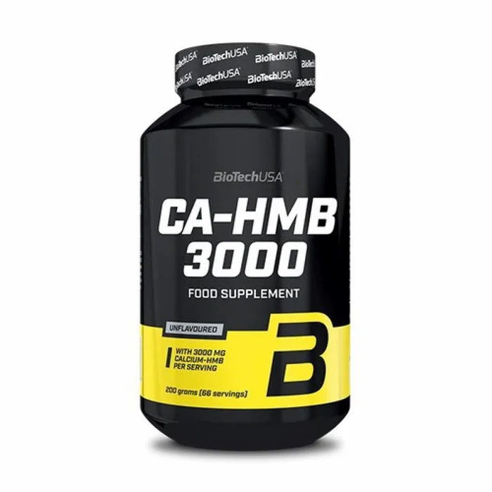 Lot de 12 pots d’acides aminés Biotech USA ca-hmb 3000 – 200 comp