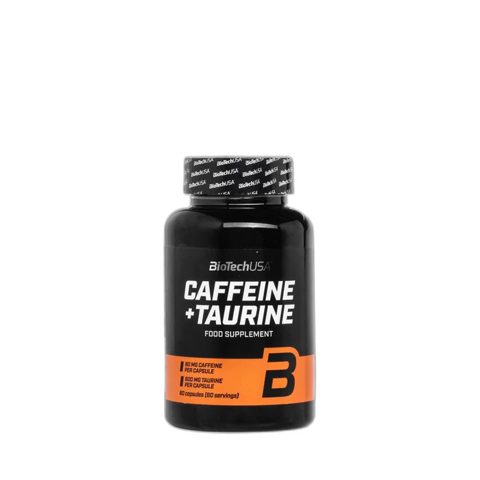 Lot de 12 pots de booster Biotech USA cafféine + taurine – 60 Gélul