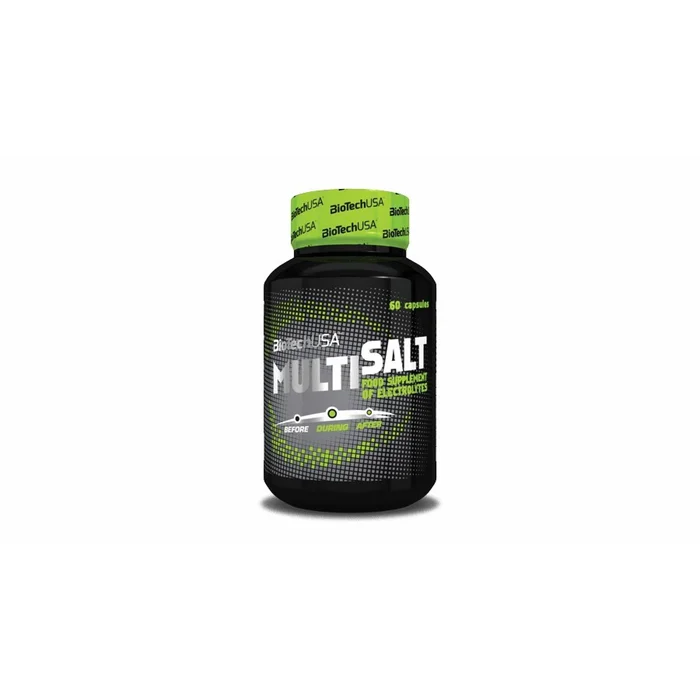Lot de 12 pots de complément alimentare Biotech USA multisalt – 60 Gélul