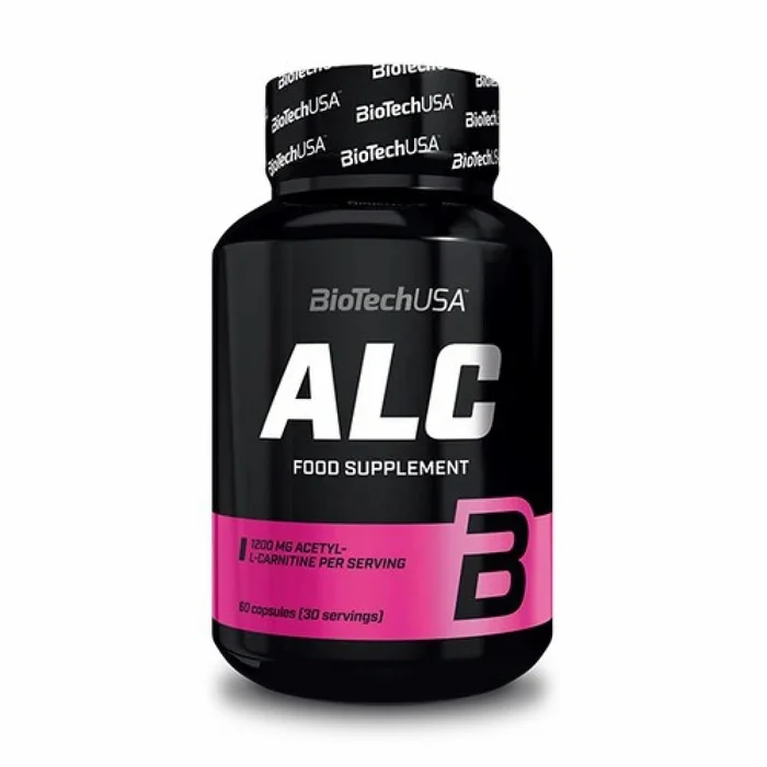 Lot de 12 pots de l-carnitines Biotech USA alc – 60 Gélul