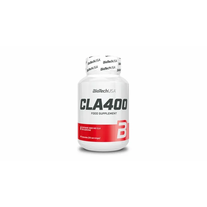 Lot de 12 pots de vitamine Biotech USA cla 400 – 80 Gélul