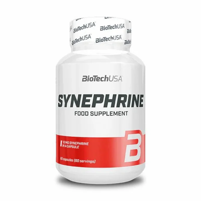 Lot de 12 pots de vitamine Biotech USA synephrine – 60 Gélul