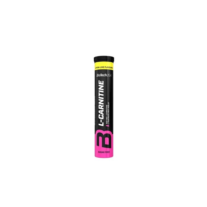 Lot de 12 tubes de l-carnitines effervescente 500 Biotech USA – Myrtille-framboise – 20 comp