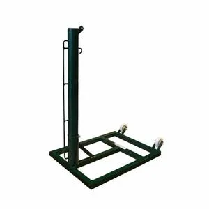 Lot de 2 poteaux de tennis mobile métallique