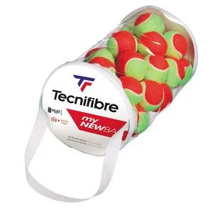 Lot de 36 balles de tennis enfant My new ball