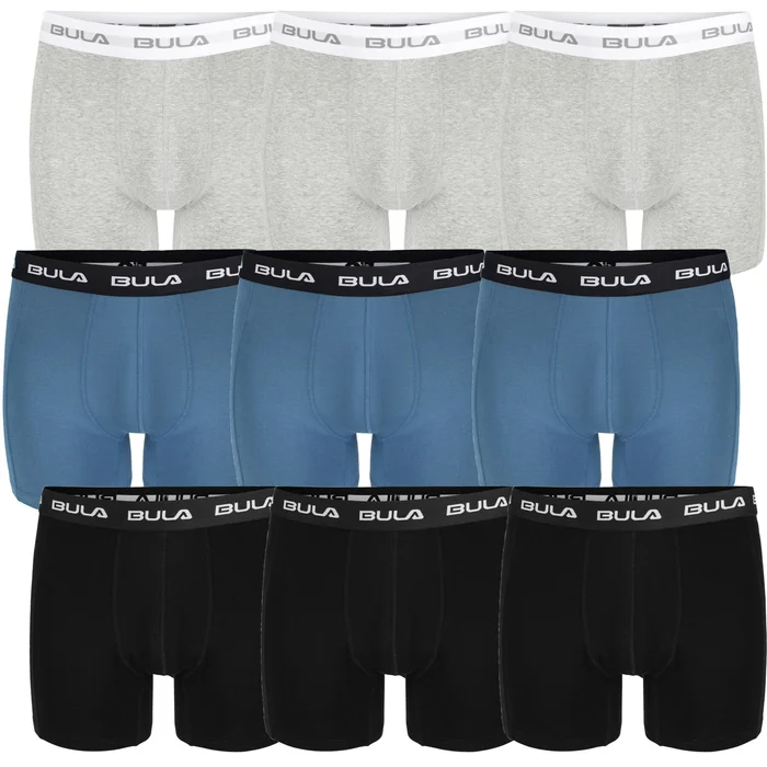 Lot de 9 boxers Bula