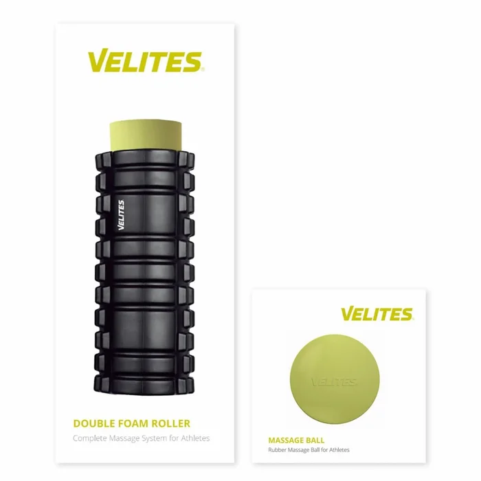 Lot de rouleau de massage mousse avec balle Lacrosse Velites Mobility