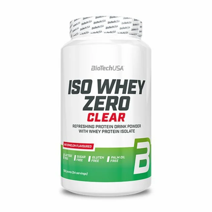 Lots de 6 pots de protéines Biotech Usa iso whey zero clear – Théglacé aux pêches