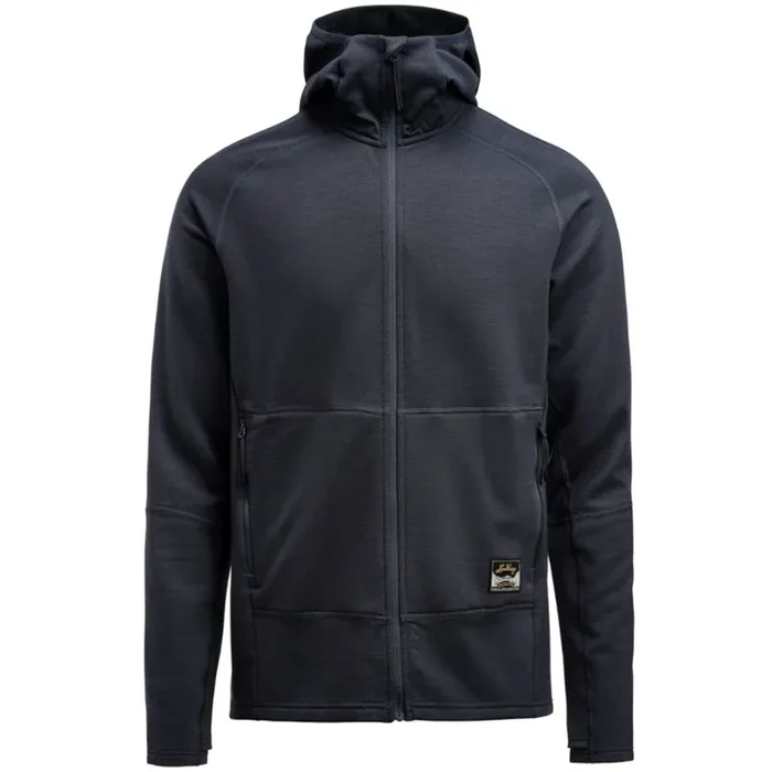 Lundhags Tived Merino Hoodie, couche intermédiaire, homme, bleu Prix Bas