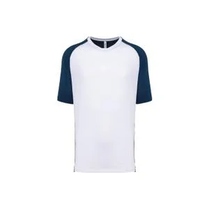 Maillot bicolore manches raglan