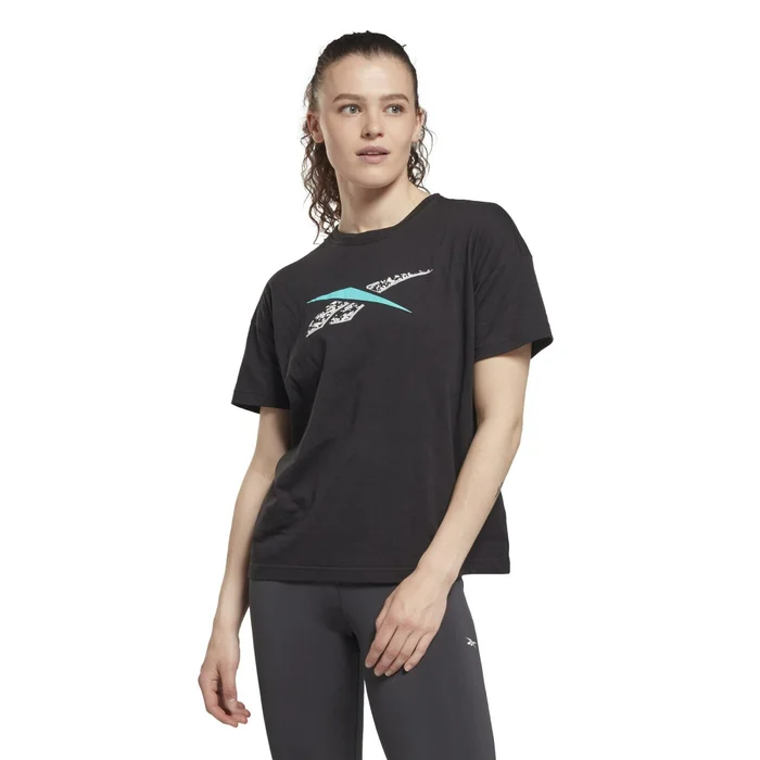 Maillot d&rsquo;entraînement graphique femme Reebok Essentials Modern Safari