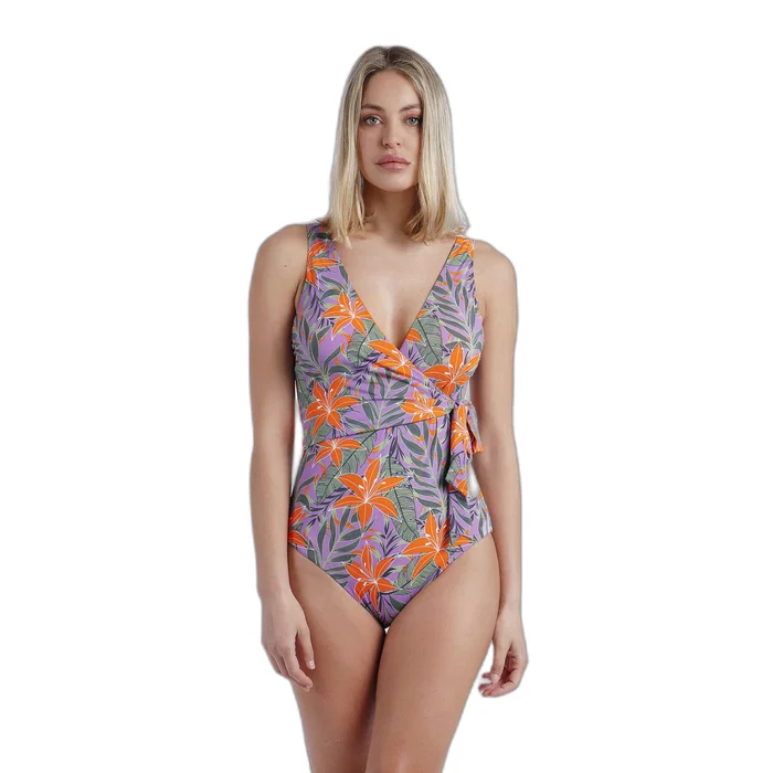 Maillot de bain 1 piu00e8ce croisu00e9 femme Admas Jungle [Taille 38]