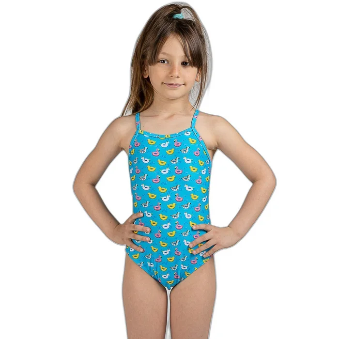 Maillot de bain 1 piu00e8ce fille Aquarapid Litchifloa [Taille 4 ans]