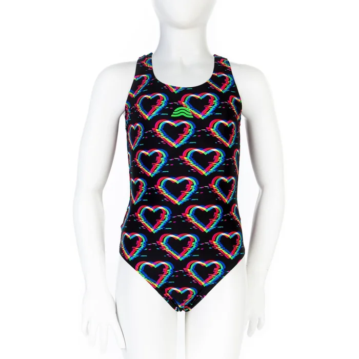 Maillot de bain 1 piu00e8ce fille Aquarapid Lovy [Taille 4 ans]