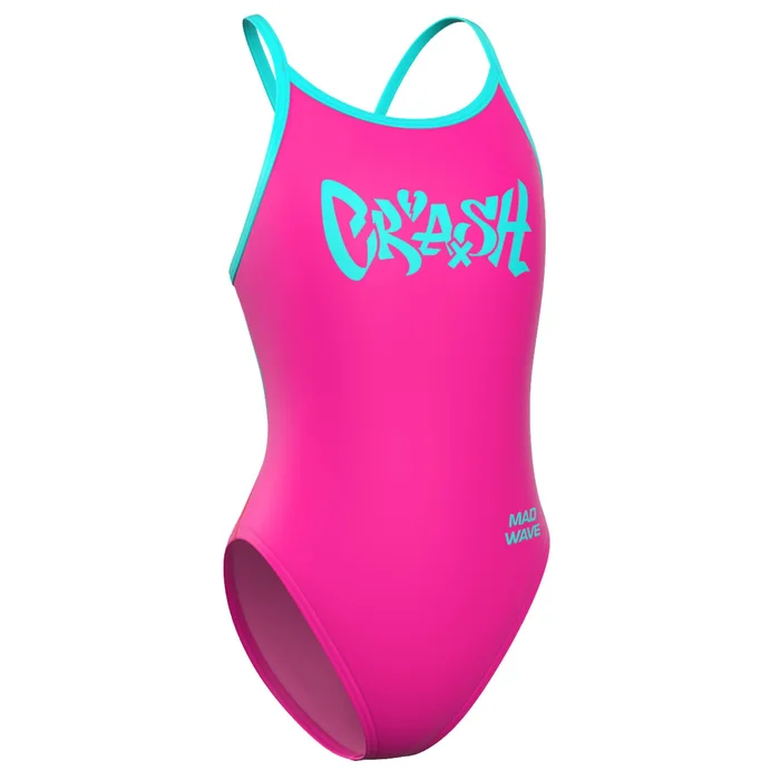 Maillot de bain 1 piu00e8ce fille Mad Wave Flare PBT G2 [Taille M]
