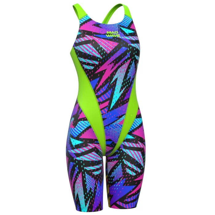 Maillot de bain 1 piu00e8ce fille Mad Wave Kneeskin PBT A8 [Taille 2XS]