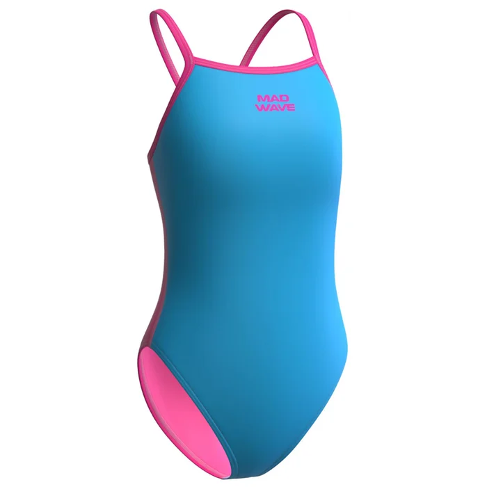 Maillot de bain 1 piu00e8ce fille Mad Wave Nera Lining [Taille M]