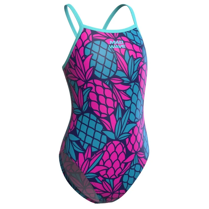 Maillot de bain 1 piu00e8ce fille Mad Wave Nera PBT M2 [Taille M]
