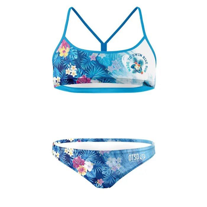 Maillot de bain 2 piu00e8ces femme Otso Bike Run Wave [Taille L]