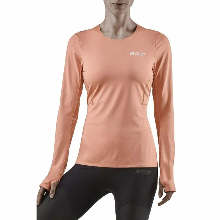 Maillot de course manches longues femme CEP Compression [Taille XL]