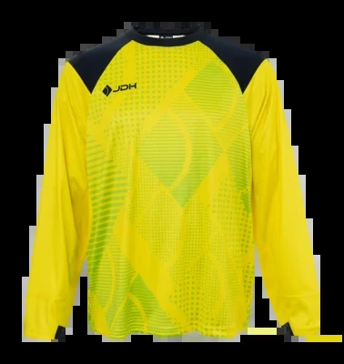 Maillot de Gardien JDH Enfant Carbon Junior Goalie LS Shirt Bright Yellow