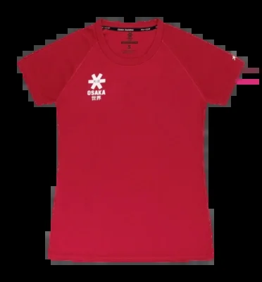 Maillot de Sport Osaka Women Training Short Sleeves Red