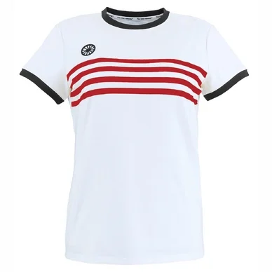Maillot de Tennis The Indian Maharadja Girls Kadiri Striped Red