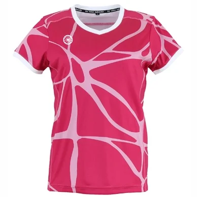 Maillot de Tennis The Indian Maharadja Women Kadiri Marble Tee Fuchsia