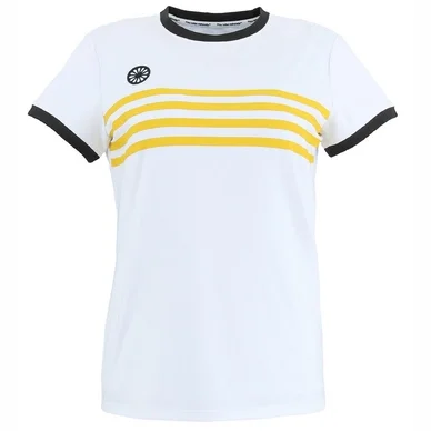 Maillot de Tennis The Indian Maharadja Women Kadiri Striped Yellow