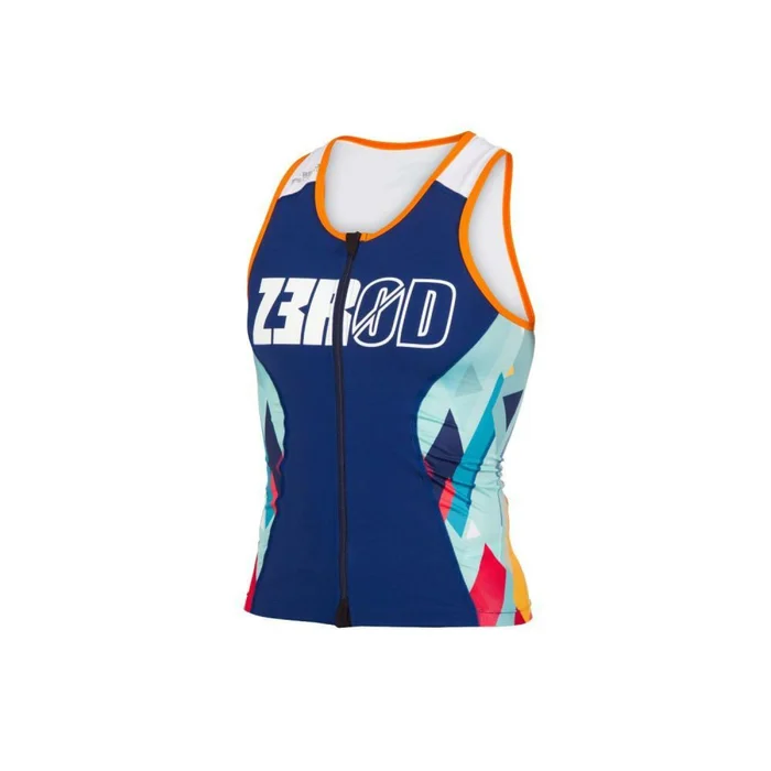 Maillot de triathlon sans manches femme Z3R0D Racer Kubik Block [Taille 2XS]