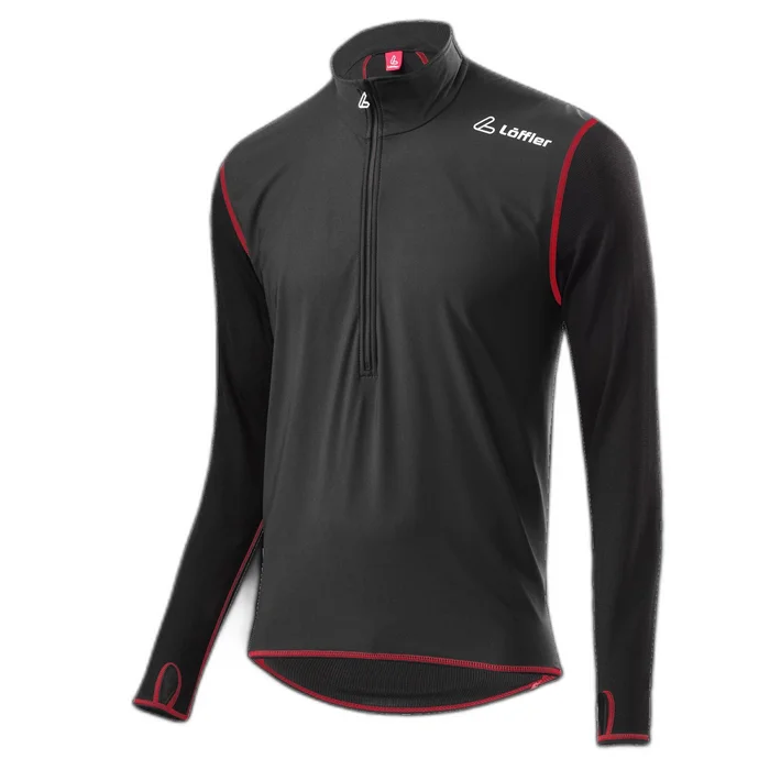 Maillot manches longues demi-zip Lu00f6ffler Windstopper Transtex Light [Taille 2XS]