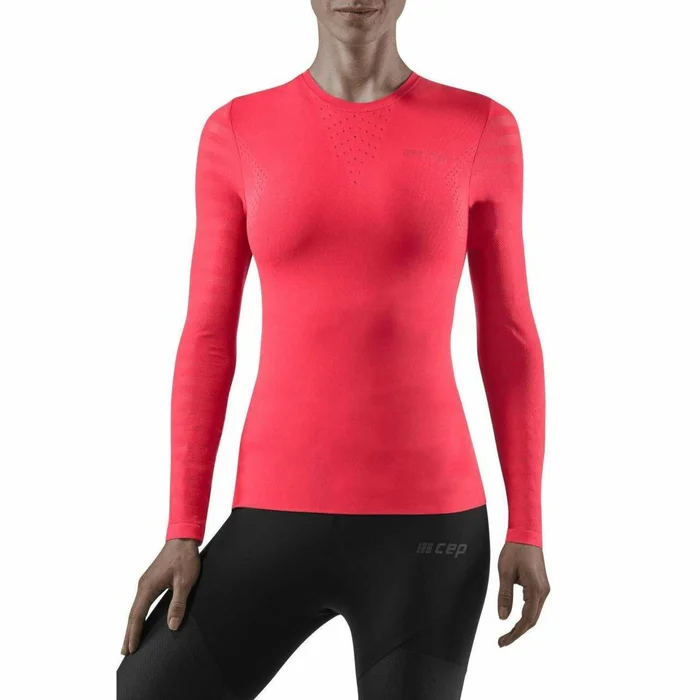 Maillot ultra-lu00e9ger manches longues femme CEP Compression Run [Taille S]