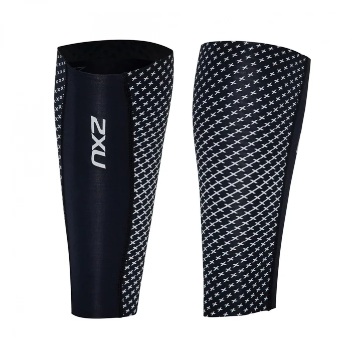 Manchon de compression jambe 2XU Ru00e9flu00e9chissants [Taille XS]