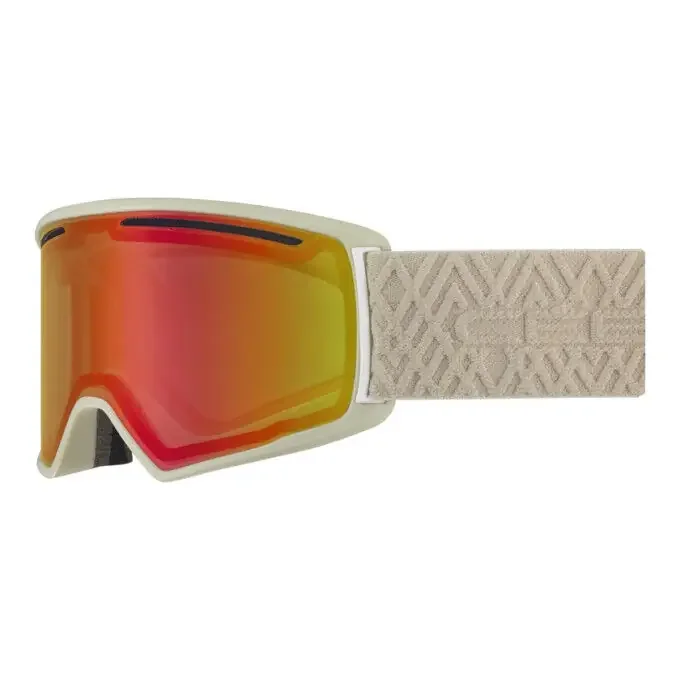 Masque Cébé CORE Matt Sand PC Vario Perfo Amber Flash Red Paiement Sécurisé