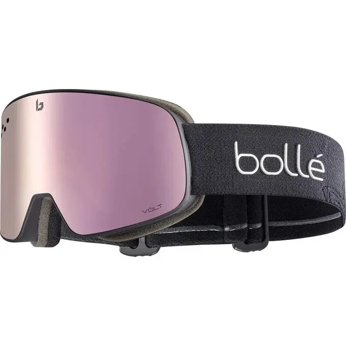 Masque de ski Bollé NEVADA BLACK MATTE – VOLT PINK CAT 2 Jusqu’à Épuisement Des Stocks