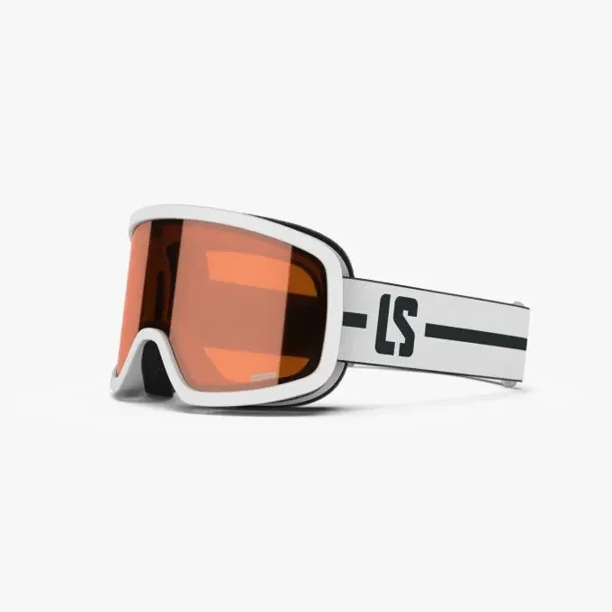 Masque de ski Loubsol LS MK LS2 BLANC ESS PH ORA 13 Blanc/Orange Seulement Aujourd’hui
