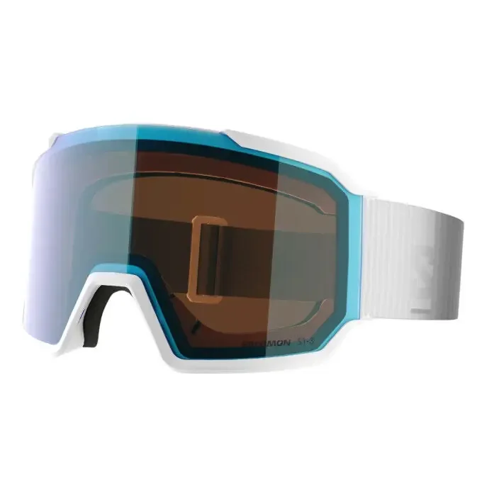 Masque de ski SALOMON S/View 3 Photochromic – White Vente Directe
