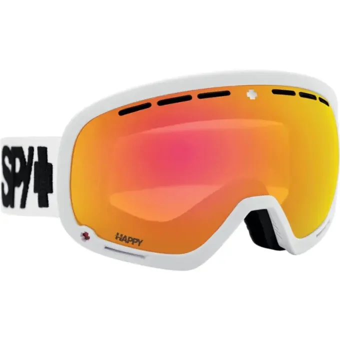 Masque de ski Spy MARSHALL MATTE WHITE HAPPY ML ROSE RED SPECTRA MIRROR Certifié