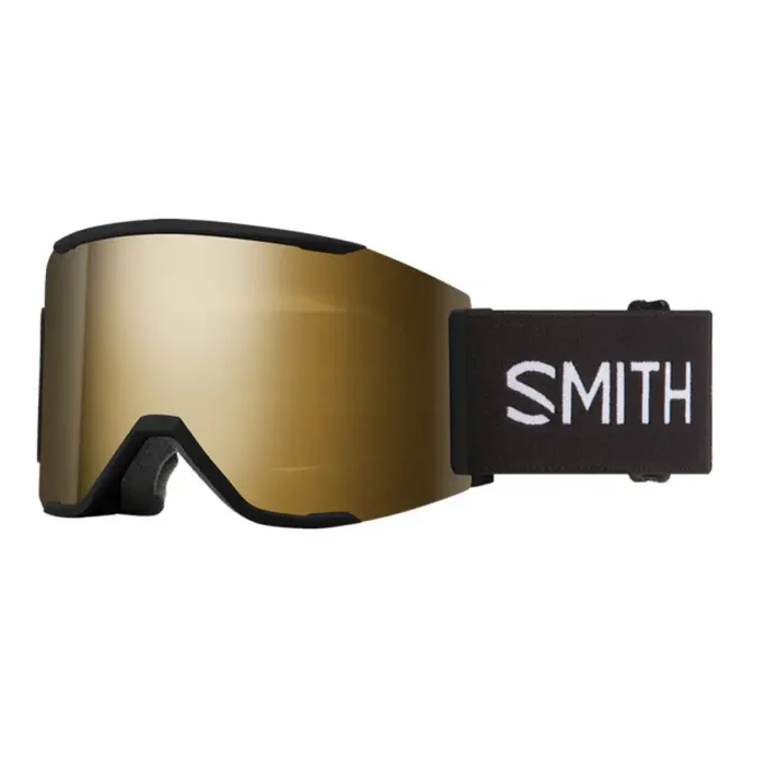 Masque snow smith squad mag chromapop sun black gold mirror Acheter En Ligne
