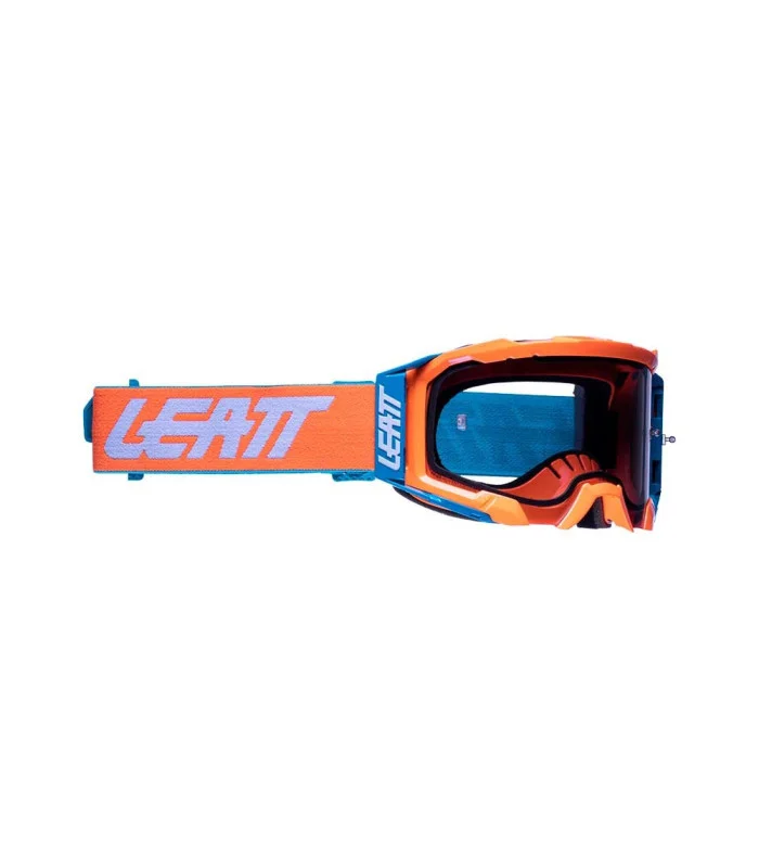 Masque Velocity 5.5 – Neon Orange – Ecran gris clair 58%