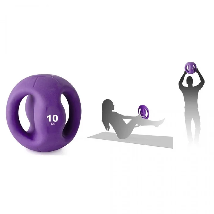 Medecine ball avec poignée Tremblay 10 kg