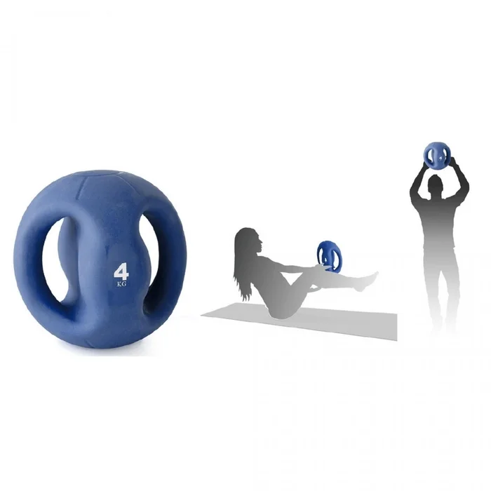 Medecine ball avec poignée Tremblay 4 kg